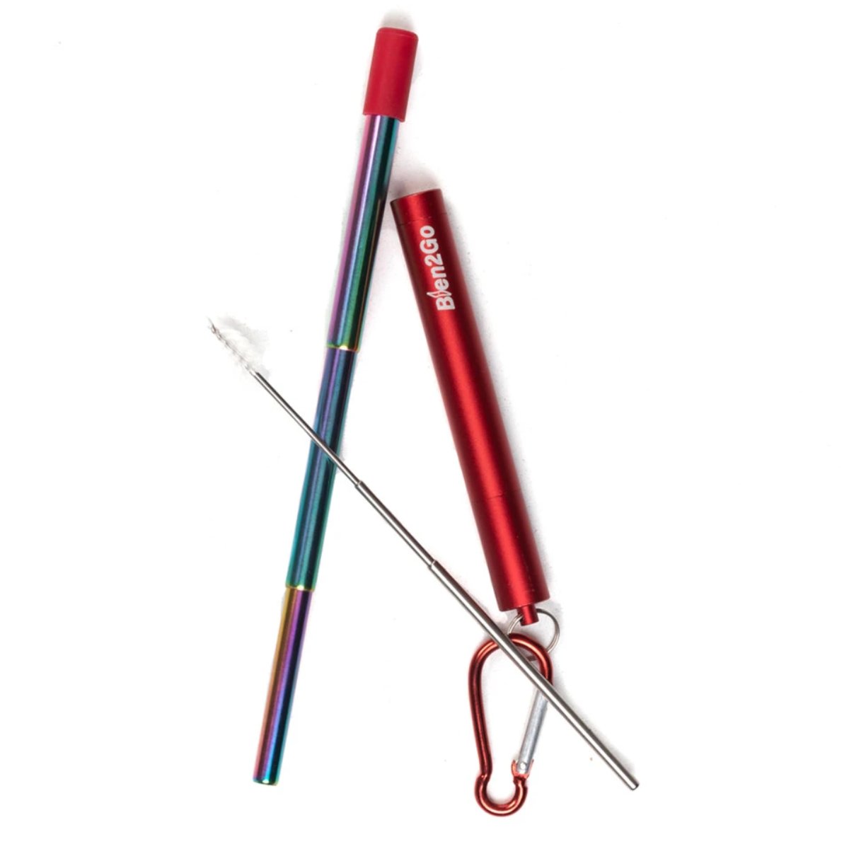 blen2go™  reusable straw set red / rainbow